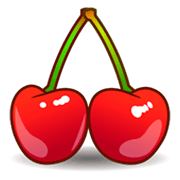 Emoji 🍒 Ciliegie su emojidex 1.0.14.