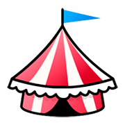 Emoji 🎪 Circo su emojidex 1.0.14.
