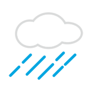 🌧️ Emoji Nube Con Lluvia en emojidex 1.0.14.
