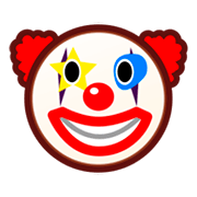 Emoji 🤡 Faccina Pagliaccio su emojidex 1.0.14.