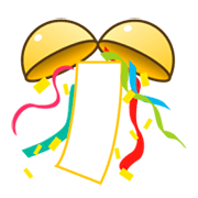 Emoji 🎊 Coriandoli su emojidex 1.0.14.