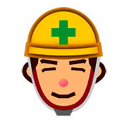 👷🏽 Emoji Obrero: Tono De Piel Medio en emojidex 1.0.14.