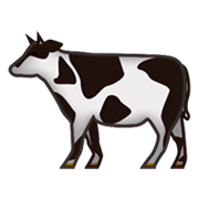 Émoji 🐄 Vache sur emojidex 1.0.14.