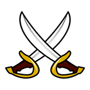⚔️ Emoji Espadas Cruzadas na emojidex 1.0.14.