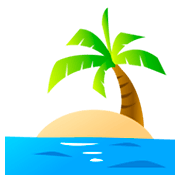 🏝️ Emoji Isla Desierta en emojidex 1.0.14.