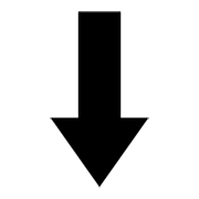 Emoji ⬇️ Freccia Rivolta Verso Il Basso su emojidex 1.0.14.