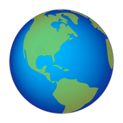 Émoji 🌎 Globe Tourné Sur Les Amériques sur emojidex 1.0.14.