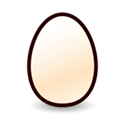 Emoji 🥚 Uovo su emojidex 1.0.14.