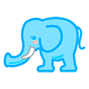 Emoji 🐘 Elefante su emojidex 1.0.14.