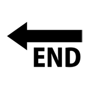 🔚 Emoji END-Pfeil emojidex 1.0.14.