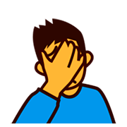 Emoji 🤦 Persona Esasperata su emojidex 1.0.14.