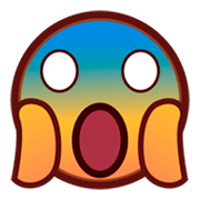 Émoji 😱 Visage Qui Hurle De Peur sur emojidex 1.0.14.