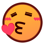 😘 Emoji Rosto Mandando Um Beijo na emojidex 1.0.14.