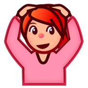 🙆🏼 Emoji Persona Haciendo El Gesto De «de Acuerdo»: Tono De Piel Claro Medio en emojidex 1.0.14.