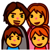 Émoji 👪 Famille sur emojidex 1.0.14.