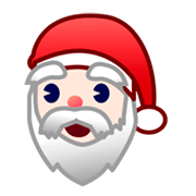 🎅🏻 Emoji Papá Noel: Tono De Piel Claro en emojidex 1.0.14.