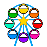 Emoji 🎡 Ruota Panoramica su emojidex 1.0.14.