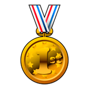 Emoji 🥇 Medaglia D’oro su emojidex 1.0.14.