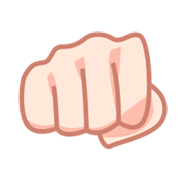 Emoji 👊🏻 Pugno Chiuso: Carnagione Chiara su emojidex 1.0.14.