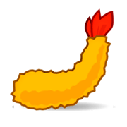 🍤 Emoji Gamba Frita en emojidex 1.0.14.