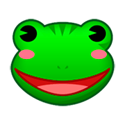 🐸 Emoji Rosto De Sapo na emojidex 1.0.14.