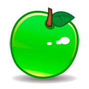 🍏 Emoji Manzana Verde en emojidex 1.0.14.