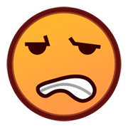 Émoji 😬 Visage Grimaçant sur emojidex 1.0.14.