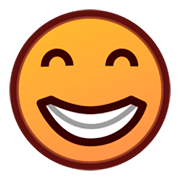 Émoji 😁 Visage Souriant Aux Yeux Rieurs sur emojidex 1.0.14.