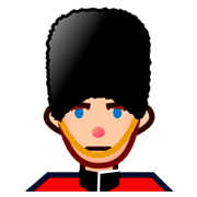 💂🏼 Emoji Wachmann/Wachfrau: mittelhelle Hautfarbe emojidex 1.0.14.