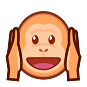 🙉 Emoji sich die Ohren zuhaltendes Affengesicht emojidex 1.0.14.