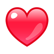 Emoji ❤️ Cuore Rosso su emojidex 1.0.14.