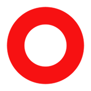 ⭕ Emoji Círculo Rojo Hueco en emojidex 1.0.14.