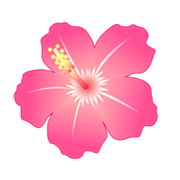 🌺 Emoji Hibisco na emojidex 1.0.14.