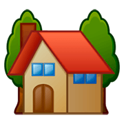 Émoji 🏡 Maison Avec Jardin sur emojidex 1.0.14.