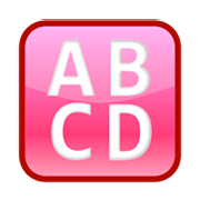 🔠 Emoji Eingabesymbol lateinische Großbuchstaben emojidex 1.0.14.