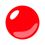 🔴 Emoji roter Kreis emojidex 1.0.14.