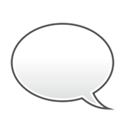 Emoji 🗨️ Nuvoletta Nera su emojidex 1.0.14.