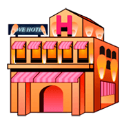 Emoji 🏩 Love Hotel su emojidex 1.0.14.