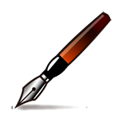 Emoji 🖋️ Penna Stilografica su emojidex 1.0.14.