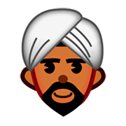 Emoji 👳 Persona Con Turbante su emojidex 1.0.14.