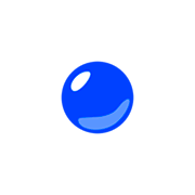 Émoji ⚫ Disque Noir sur emojidex 1.0.14.