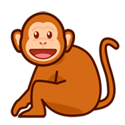 Émoji 🐒 Singe sur emojidex 1.0.14.