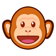 🐵 Emoji Rosto De Macaco na emojidex 1.0.14.