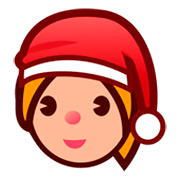 🤶🏼 Emoji Mamá Noel: Tono De Piel Claro Medio en emojidex 1.0.14.