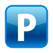 🅿️ Emoji Großbuchstabe P in blauem Quadrat emojidex 1.0.14.