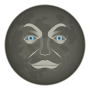 🌚 Emoji Luna Nueva Con Cara en emojidex 1.0.14.