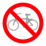 Émoji 🚳 Vélos Interdits sur emojidex 1.0.14.