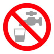 🚱 Emoji água Não Potável na emojidex 1.0.14.