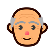 Emoji 👴🏽 Uomo Anziano: Carnagione Olivastra su emojidex 1.0.14.