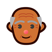 👴🏾 Emoji älterer Mann: mitteldunkle Hautfarbe emojidex 1.0.14.